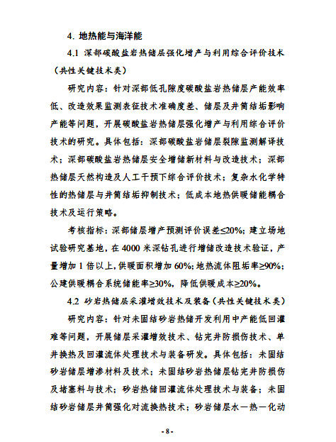 “可再生能源與氫能技術”重點專項2019 年度項目申報指南建議開始征求意見 “可再生能源與氫能技術”重點專項2019 年度項目申報指南建議開始征求意見