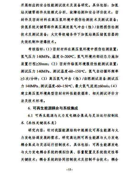 “可再生能源與氫能技術”重點專項2019 年度項目申報指南建議開始征求意見 “可再生能源與氫能技術”重點專項2019 年度項目申報指南建議開始征求意見